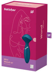 Satisfyer Mini Wand-er kézi masszírozó, csiklóizgató vibrátor (kék) - szeresdmagad