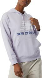 New Balance Hanorac cu gluga New Balance Essentials Stacked Logo Oversized Pullover Hoodie wt03547-grv Marime XS (wt03547-grv)
