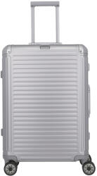 Travelite Next M ezüst közepes méretű bőrönd