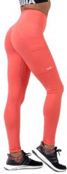 Nebbia Női leggings Nebbia High Waist Fit&Smart 505 Szín: őszibarack, Méret: M