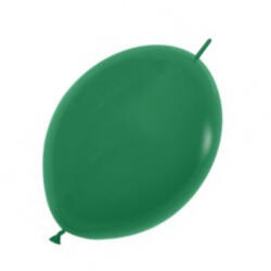 Balloons4party Set 10 baloane latex doua capete link o loon verde 23 cm