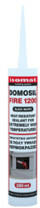 Isomat DOMOSIL-FIRE 1200 - silicon rezistent la temperaturi de 1200°C, negru, 280 ml