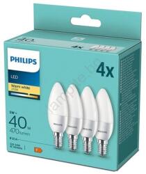 Philips К-кт 4 бр. LED крушки Philips B35 E14/5W/230V 2700K (P5242)