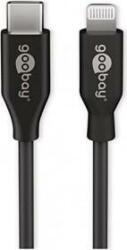 Goobay Cable Lightning USB-C black 2.0m - 39447 (39447) - vexio