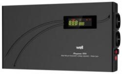 Well Stabilizator automat de tensiune cu releu orizontal Well AVR-REL-SLIMPOWER500-WL, 500VA (AVR-REL-SLIMPOWER500-WL)