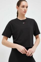 Tommy Hilfiger t-shirt női, fekete - fekete M - answear - 17 690 Ft