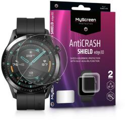 Huawei Watch GT 2 (46 mm) ütésálló képernyővédő fólia - MyScreen Protector AntiCrash Shield Edge3D - 2 db/csomag - átlátszó