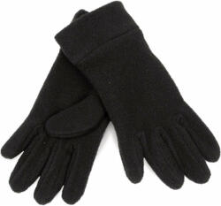 K-UP Uniszex K-UP KP882 Kids' Fleece Gloves -6/9, Black