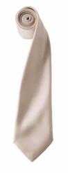 Premier Uniszex Premier PR750 Colours Collection' Satin Tie -Egy méret, Natural