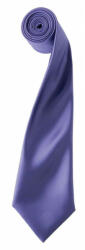 Premier Uniszex Premier PR750 Colours Collection' Satin Tie -Egy méret, Purple