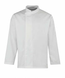 Premier Uniszex Premier PR669 ‘Culinary’ Chef’S Long Sleeve pull On Tunic -L, White