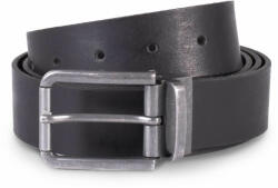K-UP Uniszex K-UP KP812 Raw Edge Leather Belt - 35Mm -Egy méret, Black