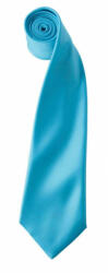 Premier Uniszex Premier PR750 Colours Collection' Satin Tie -Egy méret, Turquoise