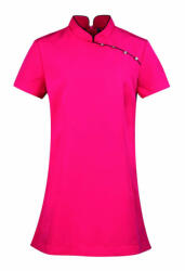 Premier Női Premier PR681 ‘Mika’ Beauty And Spa Tunic -XXS, Hot Pink/Black