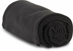 K-UP Uniszex K-UP KP424 polar Fleece Blanket -Egy méret, Black