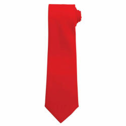 Premier Uniszex Premier PR700 plain Work Tie -Egy méret, Red