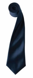 Premier Uniszex Premier PR750 Colours Collection' Satin Tie -Egy méret, Navy