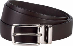 K-UP Uniszex K-UP KP807 Classic Belt In Full Grain Leather - 30Mm -Egy méret, Dark Brown