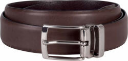 K-UP Uniszex K-UP KP809 Leather Belt - 30Mm -Egy méret, Dark Brown