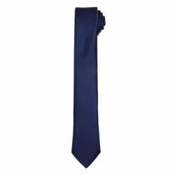 Premier Uniszex Premier PR793 Slim Tie -Egy méret, Navy