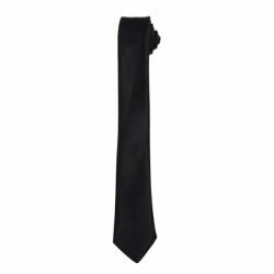 Premier Uniszex Premier PR793 Slim Tie -Egy méret, Black