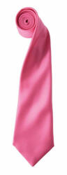 Premier Uniszex Premier PR750 Colours Collection' Satin Tie -Egy méret, Fuchsia