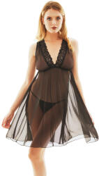 Anais Saffron Black Chemise Black XXL/XXXL