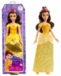 Mattel Prințese Disney: Păpușă prințesă strălucitoare - Belle (HLW11) Figurina