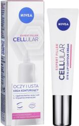 Nivea Cremă pentru conturul ochilor și al buzelor - Nivea Cellular Expert Filler Eye & Lip Contour Cream 15 ml Crema antirid contur ochi