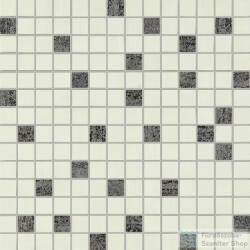 Marazzi Materika Off White Mosaico 40x40 cm-es fali dekor csempe MMQV (MMQV)