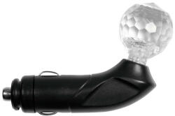 LAMPA "Crystal-Ball" kristálygömb - szivargyújtós dekorvilágítás - többszínű - 12V