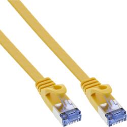 InLine Cablu de retea RJ45 flat FTP Cat. 6A 10m Galben, InLine IL71800Y (IL71800Y)