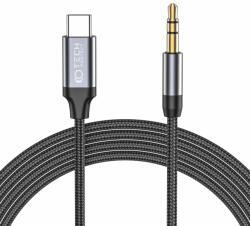 Töltő és Szinkronizáló Kábel Tech-protect Ultraboost Type-c To Aux Mini Jack 3.5mm Cable 100cm Black