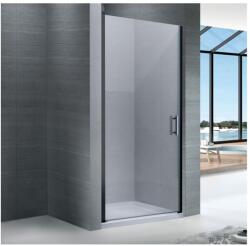 Water Fun Madeira || Black 100 nyíló zuhanyajtó, 190cm, 6mm, NANO (BAM-1019) - zuhanykabinpont