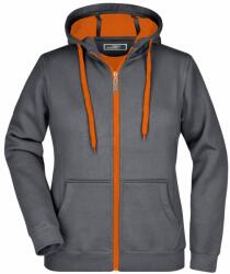 James & Nicholson (Daiber) Női kétszínű felső JN354 - Sötétszürke / narancssárga | M (1-JN354-100081)