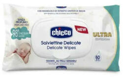  Chicco Ultra Soft&Pure vízbázisú törlőkendő - 60 db
