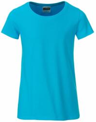 Daiber Tricou clasic de fată din bumbac organic 8007G - Turcoaz | S (8007G-1754972)