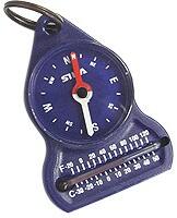 SILVA Iránytű hőmérővel kék színű tájoló modell 10, Silva Pocket Compass iránytű