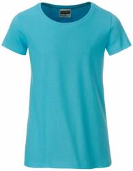 James & Nicholson Tricou clasic de fată din bumbac organic 8007G - Pacific | XS (1-8007G-1754941)