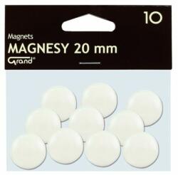 Grand Táblamágnes GRAND 20mm fehér 10 darabos (130-1689) - fotoland