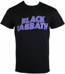 ROCK OFF tricou stil metal bărbați Black Sabbath - Wavy Logo - ROCK OFF - BSTS04MB