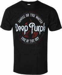 ROCK OFF Tricou bărbați Deep Purple - Smoke Circle - NEGRU - ROCK OFF - DPTS06MB