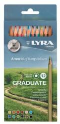 LYRA Színes ceruza LYRA Graduate hatszögletű 12 db/készlet (2871121) - robbitairodaszer