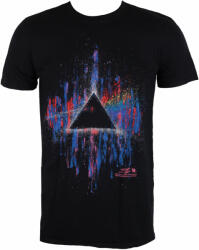 ROCK OFF tricou pentru bărbați Pink Floyd - DSOTM Pink Stropi - Negru - ROCK OFF - GDAPFTS02MB
