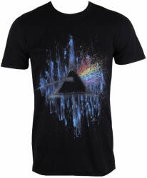 ROCK OFF tricou pentru bărbați Pink Floyd - DSOTM Blue Splatter - Negru - ROCK OFF - GDAPFTS01MB