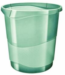 ESSELTE Papírkosár ESSELTE Colour`Ice 14l műanyag áttetsző zöld (626290)