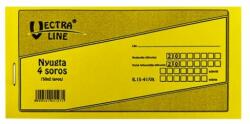 Vectra-line Nyomtatvány nyugta VECTRA-LINE 4 soros 20 db/csomag - robbitairodaszer