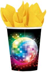 Amscan Disco Fever papír pohár 8 db-os 250 ml (DPA58122266) - kidsfashion