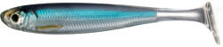 LIVETARGET Shad Livetarget Slowroll Shiner Paddle Tail, culoare Silver-Blue, 10cm, 4buc (F1.LT.SRS100SK201)