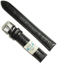  Curea de ceas Neagra din piele naturala Matteo Ferari 12mm, 14mm, 16mm, 18mm, 20mm, 22mm, 24mm WZ5154 (WZ5154)